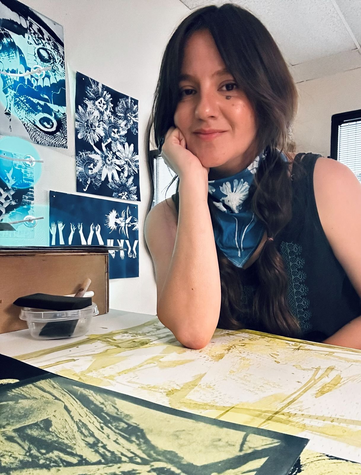 Rosy in the Studio