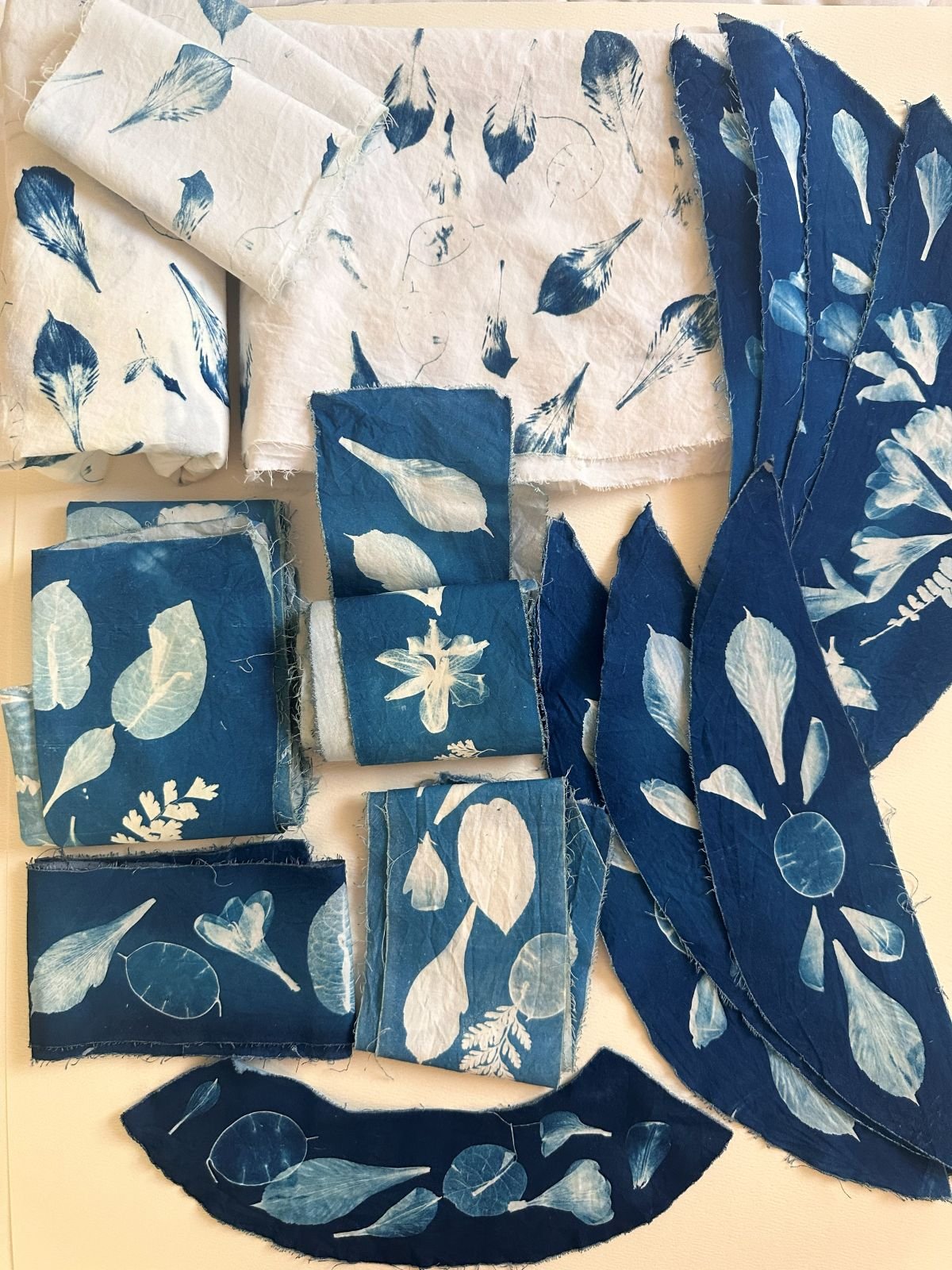 Cyanotype on Cloth