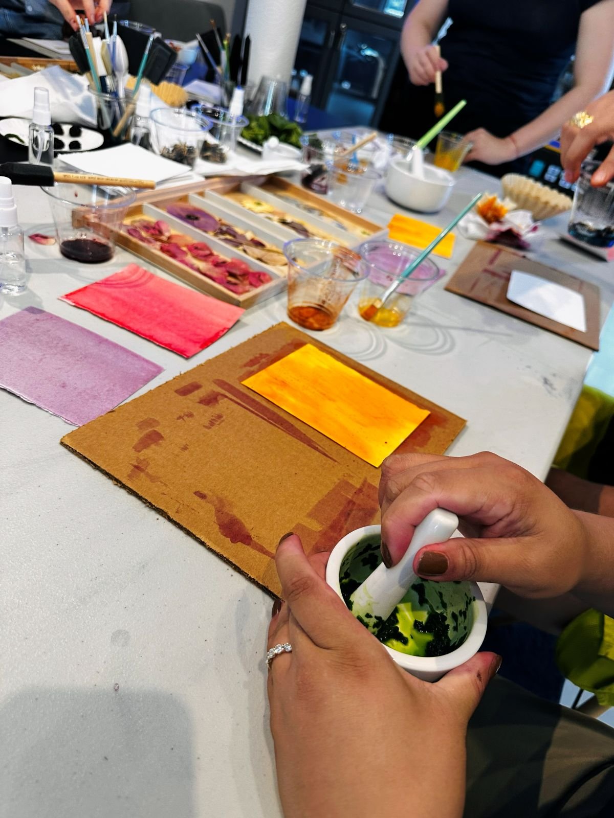 Anthotype: Printing with Flowers